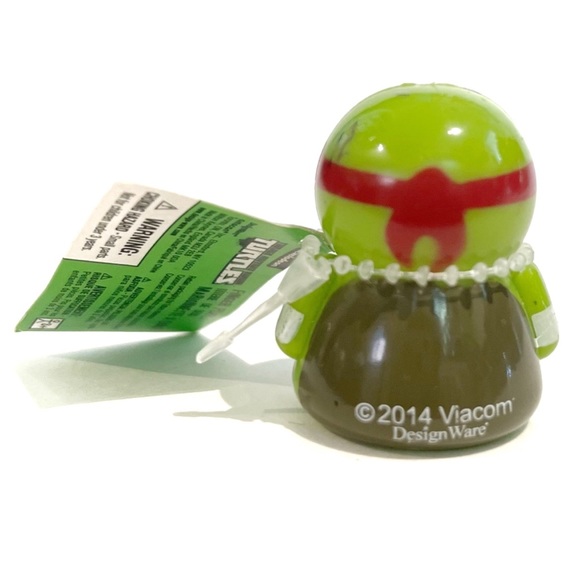 Vintage 1990 Teenage Mutant Ninja Turtles Hardcover Book Small Finger Puppet Red - Picture 10 of 13